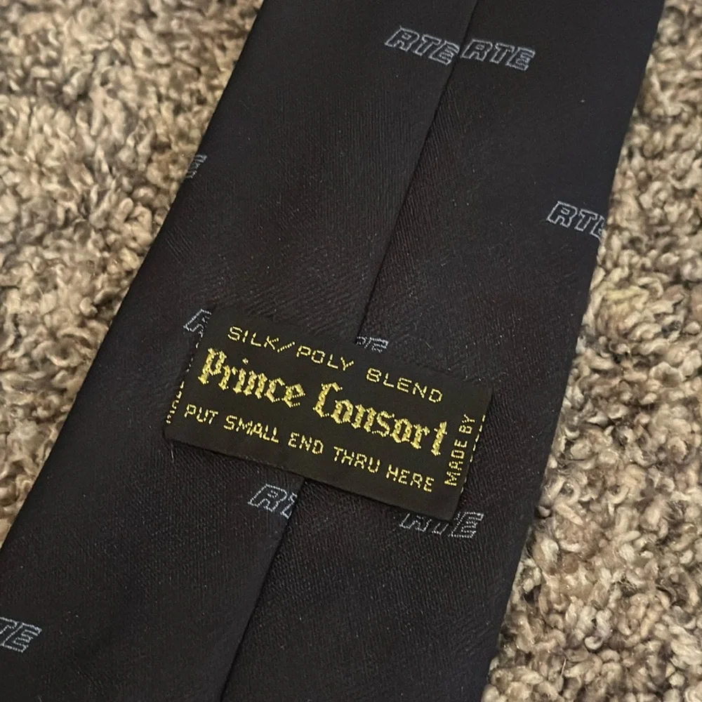 Prince Consort “RTE” Navy Blue Neck Tie Men’s Accessory